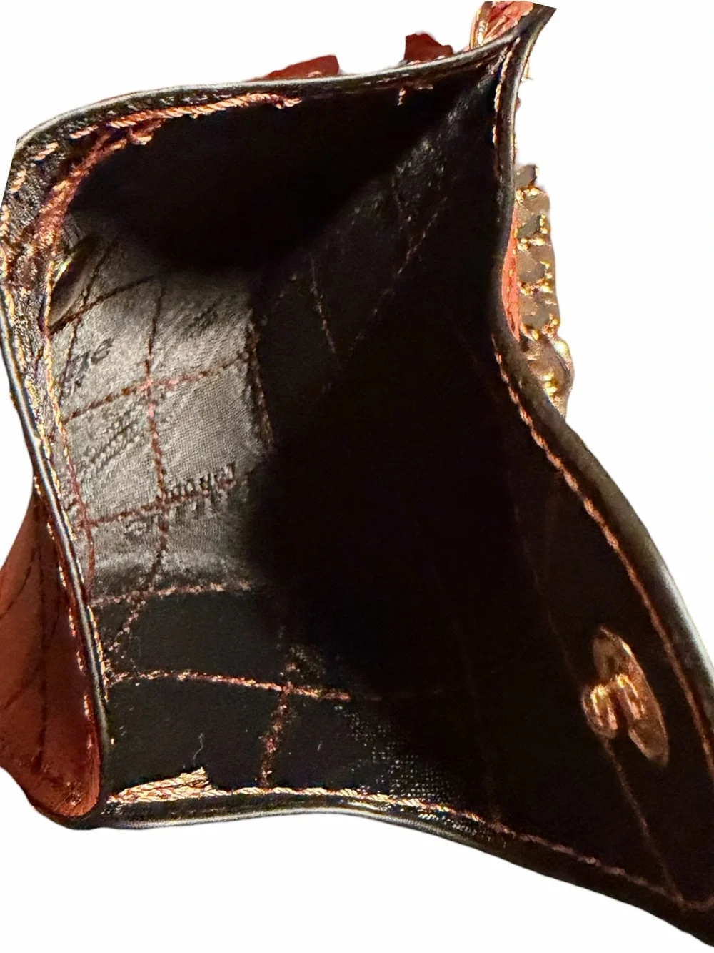 Dune London compact quilted